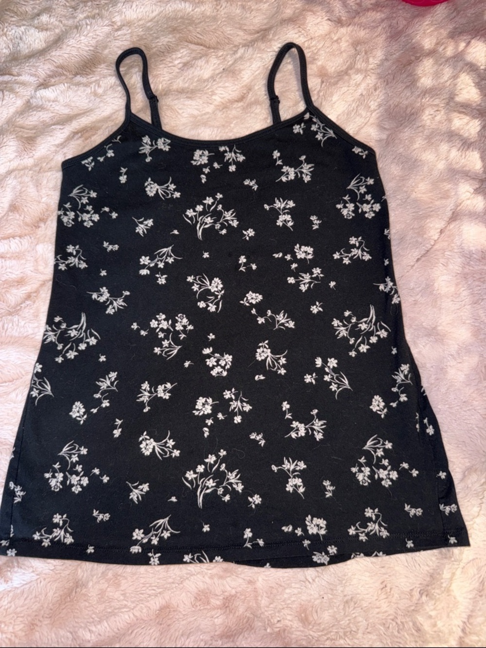 torrid Black Floral Spaghetti-Strap Camisole